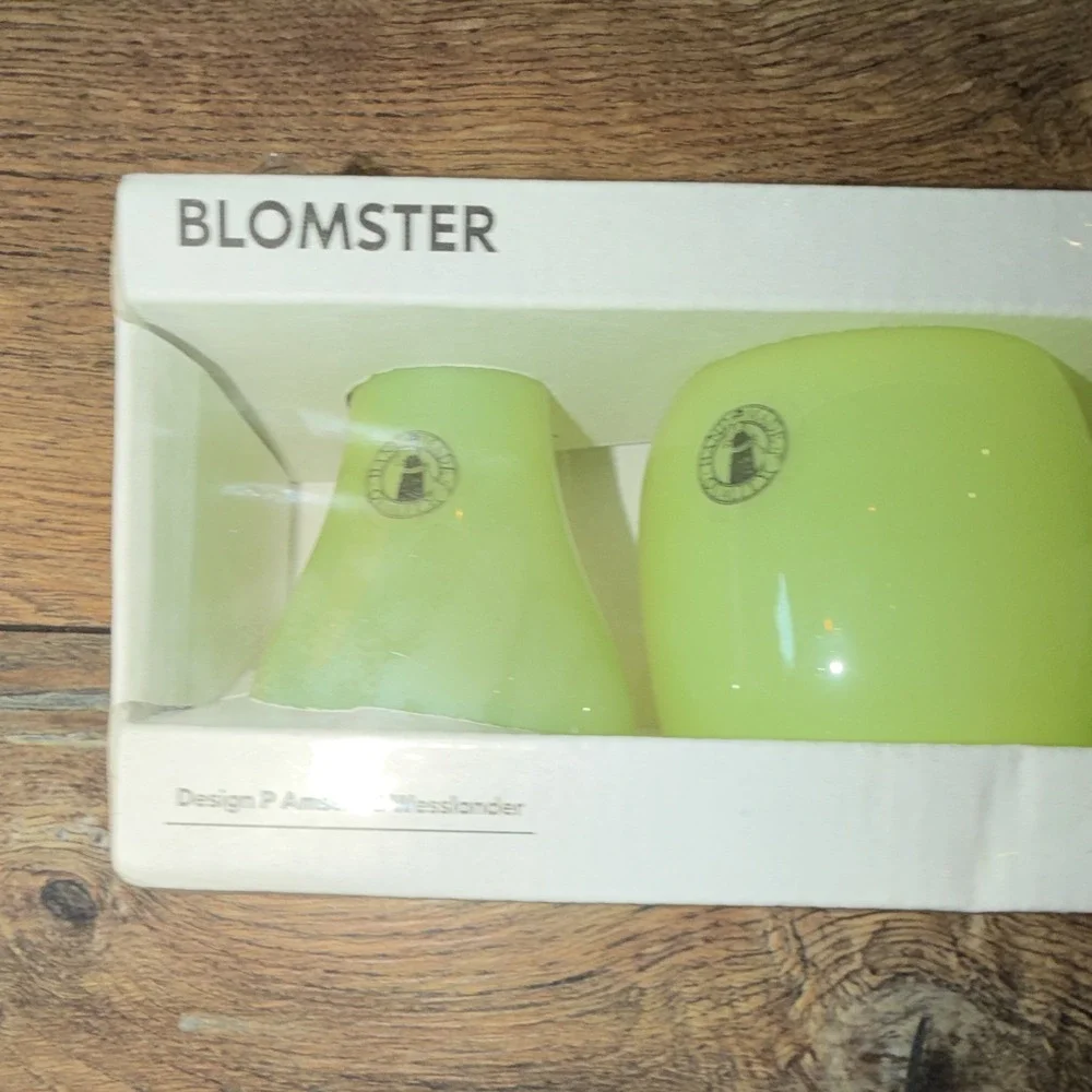 New Ikea Blomster Green Glass Bud Vases Set of 3 Solid Decorative Freestanding
